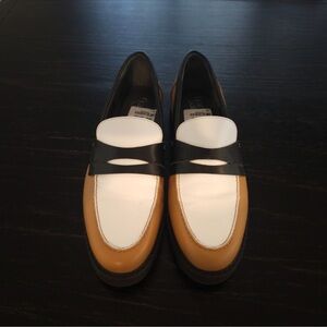 Franco Sarto Camrynn Woman Brown, white and Tan Loafers